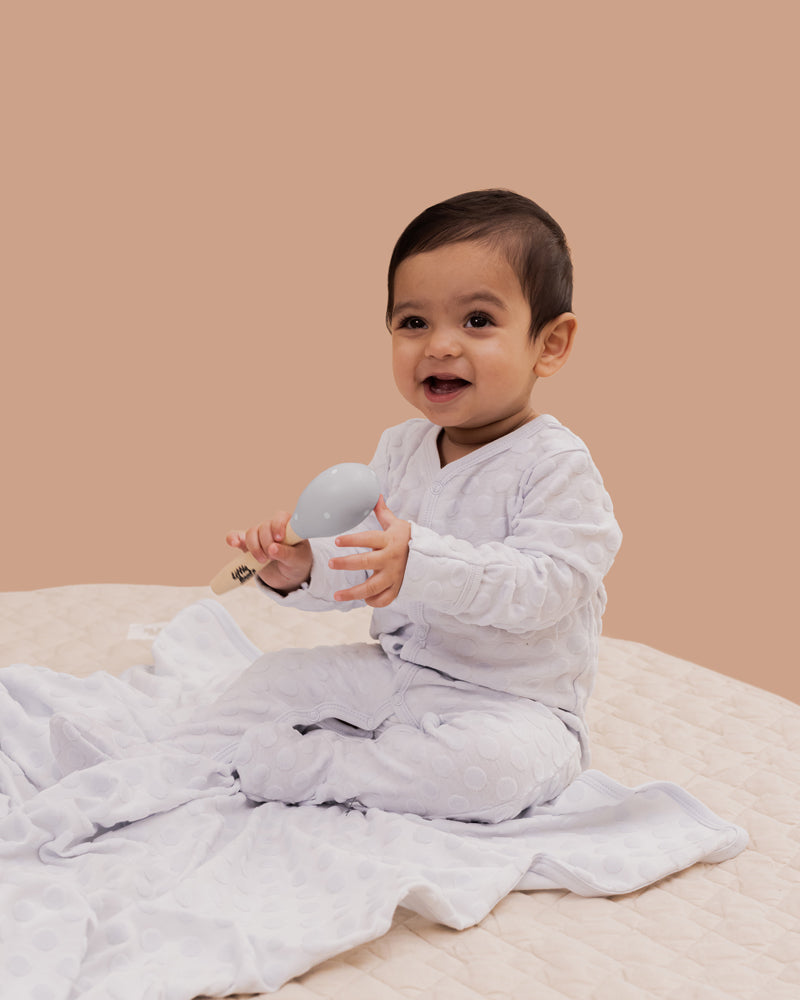 Bebe Spot Layette Bunny Rug in Pink main image 1