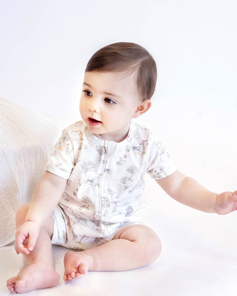 Bebe Beatrice Organic LS Zipsuit