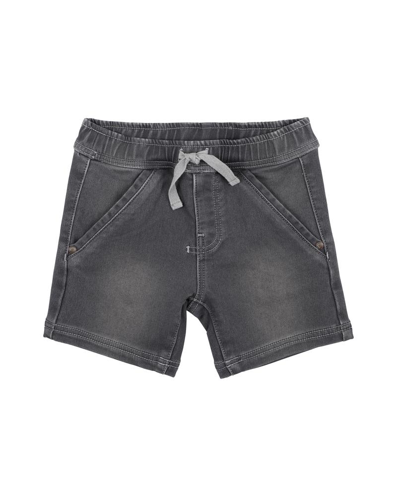 CHARCOAL KNIT DENIM SHORTS 37YRS Minihaha