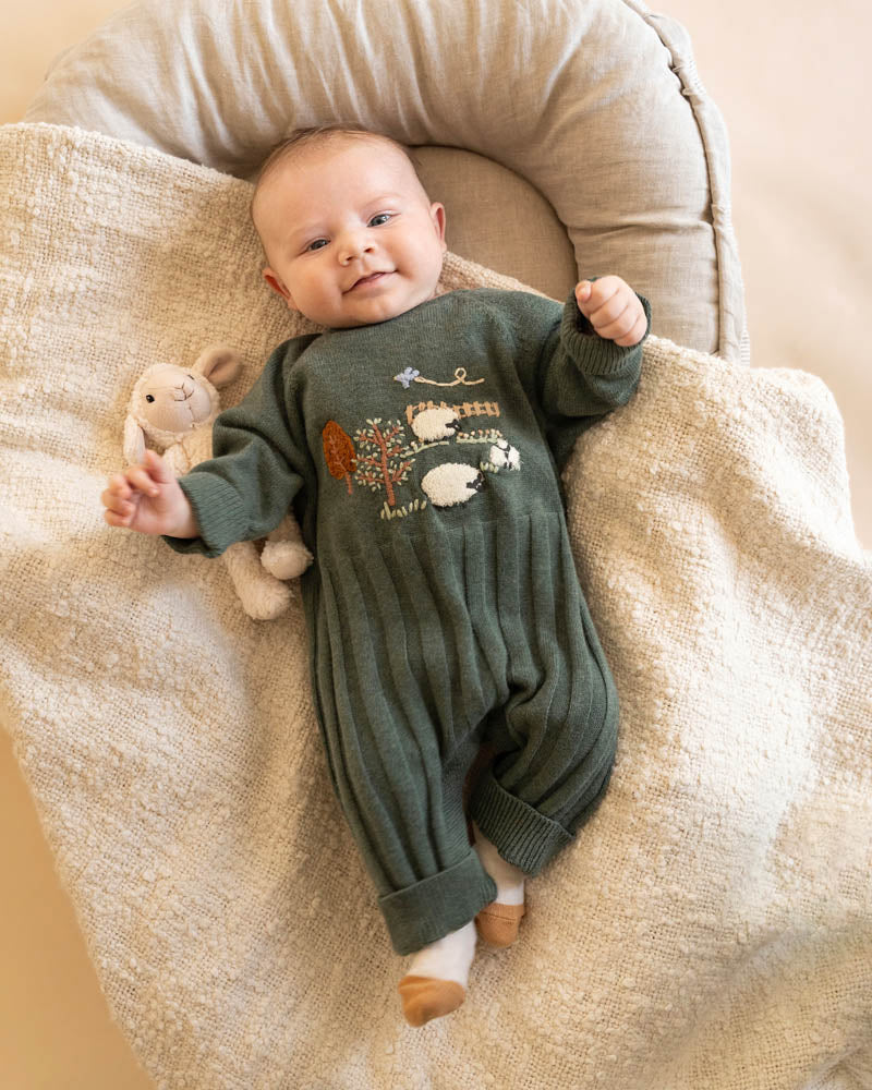 HUNTER FARM ORGANIC KNITTED ROMPER – Minihaha