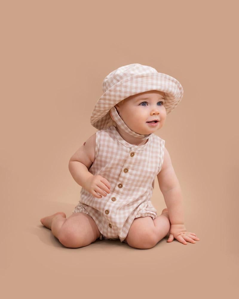 MORGAN GINGHAM ROMPER – Minihaha - Main Image