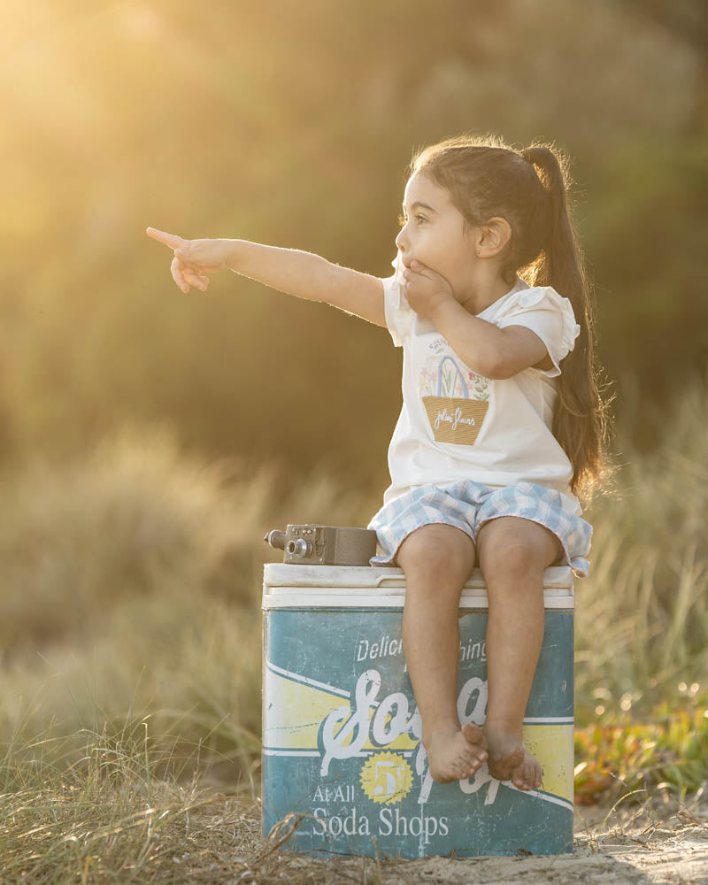 BONNIE CHECK ORGANIC SHORTS 3-7 YEARS – Minihaha