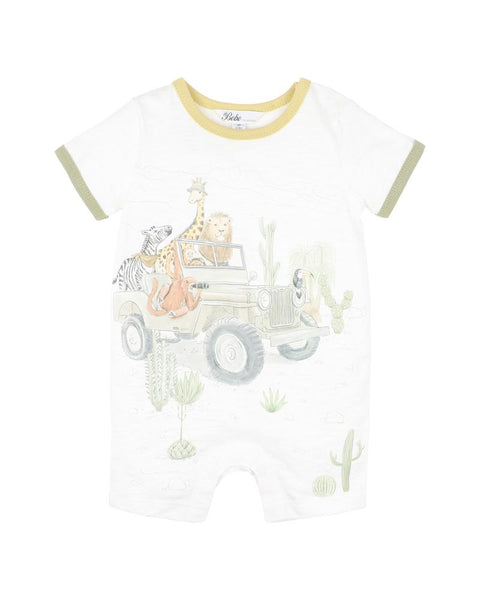 Ellis Safari SS Romper Ellis Safari SS Romper