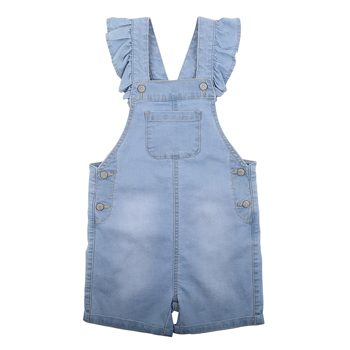 Girls sale denim playsuit