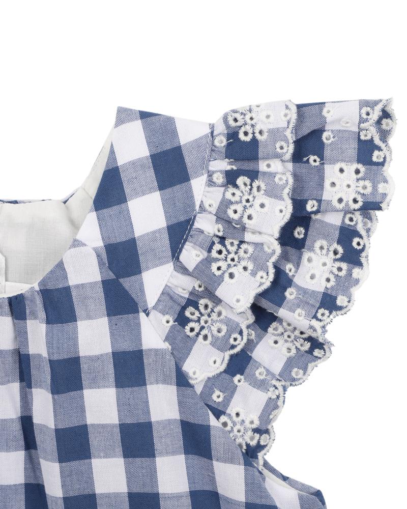 Baby girl on sale blue gingham dress