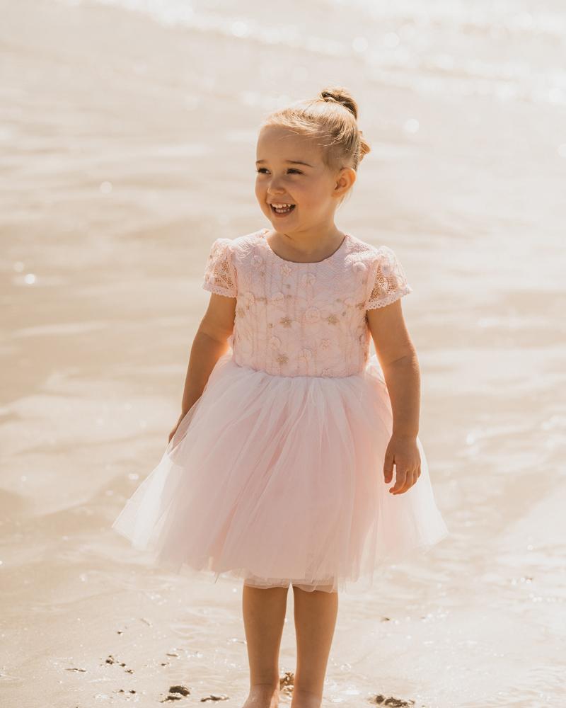 Lace bodice flower girl dress sale