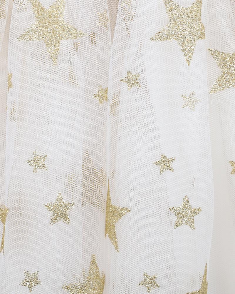slim fit dress slacks PARTY GLITTER STAR OVERLAY DRESS – Minihaha
