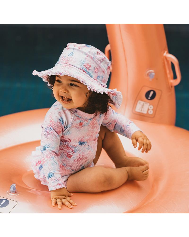 MALIA SEQUIN LS SUNSUIT