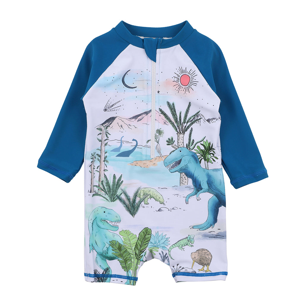 MYRA PRINT LS SUNSUIT 3-10 YRS